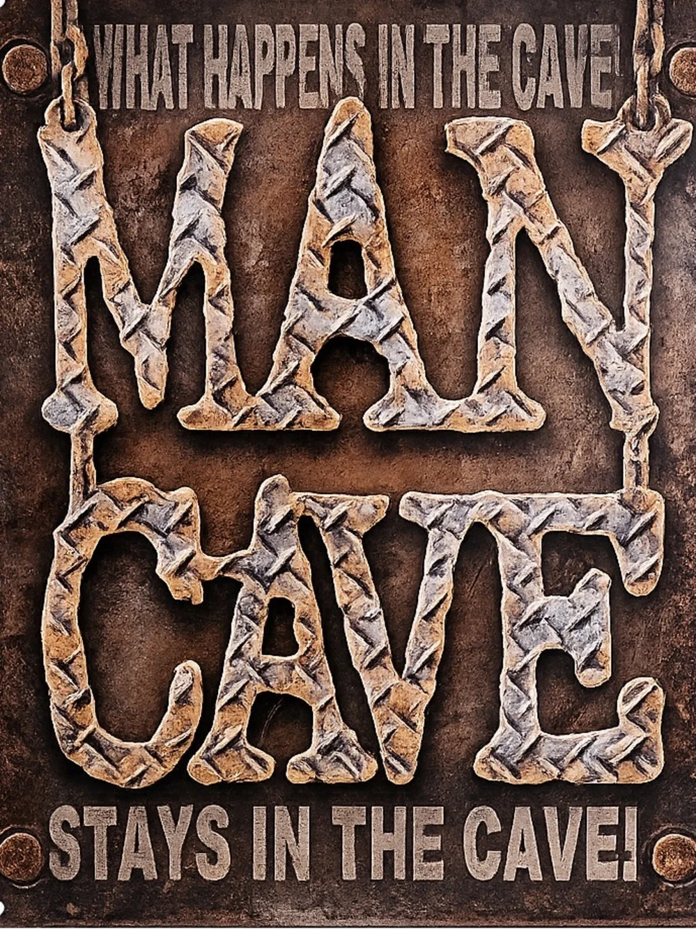 NEW Man Cave Metal Sign